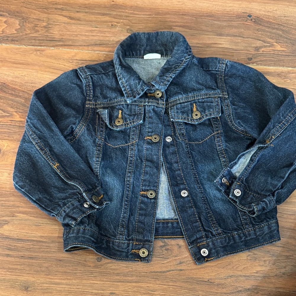 Wrangler Dark Blue Kids Jean Jacket